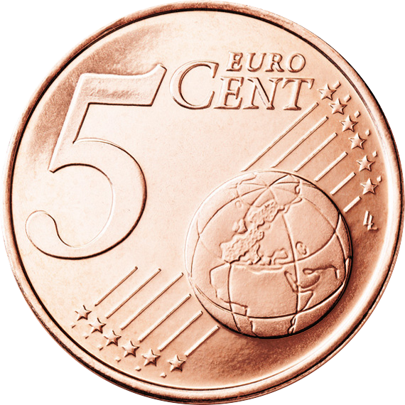 Datei 5 Cent Coin Eu Serie 1 Png   Wikipedia