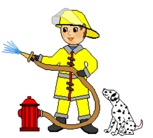 Firefighter Dog Clipart