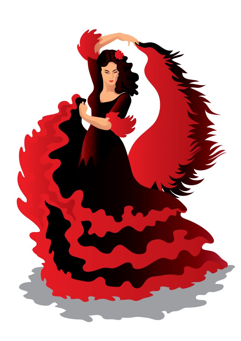 Flamenco Clipart   Clipart Best