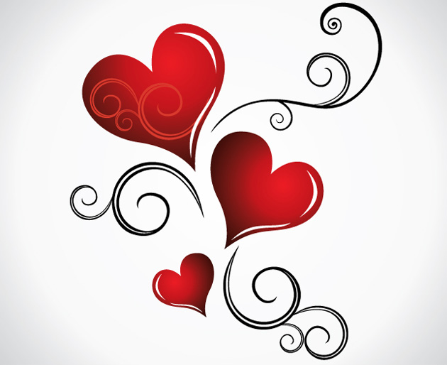Heart Valentines Day Background Main