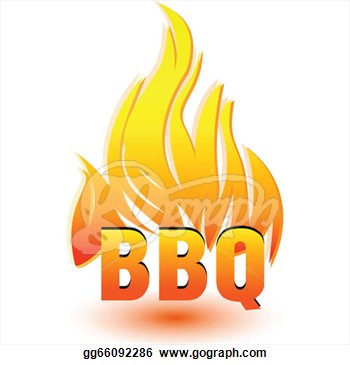 Hot Barbecue Illustration Vector Design  Vector Clipart Gg66092286
