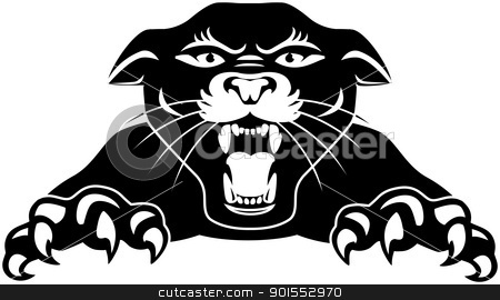 Panther Stock Vector Clipart Vector Illustration Of Black Panther