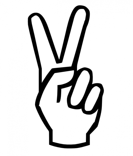 Peace Sign Hand   Clipart Panda   Free Clipart Images