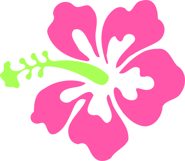 Pink Hibiscus Clip Art At Clker Com   Vector Clip Art Online Royalty