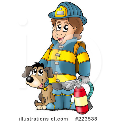 Royalty Free  Rf  Fireman Clipart Illustration By Visekart   Stock