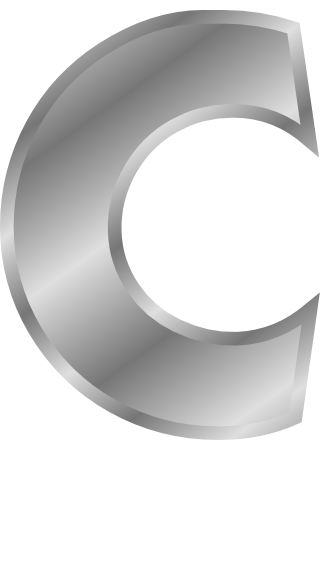     Signs Symbol Alphabets Numbers Silver Silver Letter Capitol C Png Html
