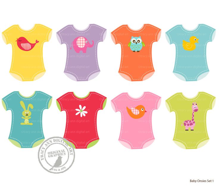 Baby Girl Onsie Clip Art Clothes   