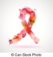 Breast Cancer Awareness Symbol   Vector Background Breast