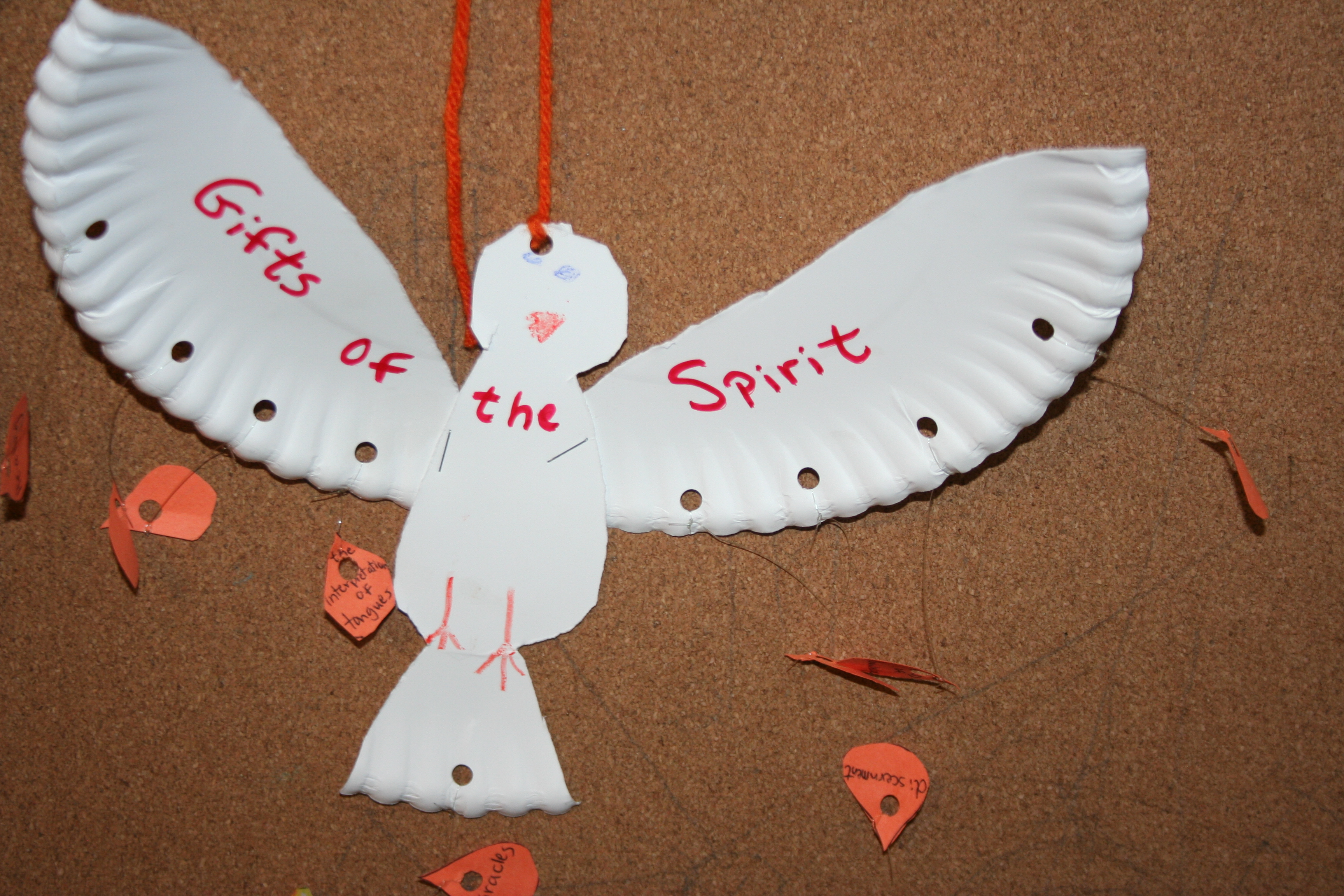 Catholicicing Com Holy Spirit Craft Make A Dove From A Paper Plate