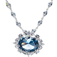 Hope Diamond Replica Cz Necklace   Fashion Jewelry