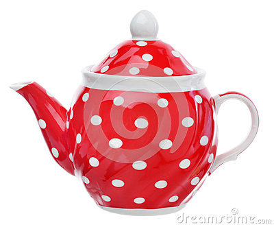 More Similar Stock Images Of   Red Teapot With White Polka Dots