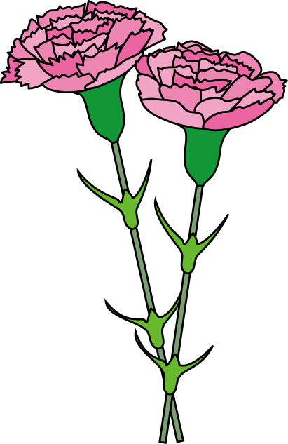 Pink Carnation Clip Art Carnation Clip Art   Clipart
