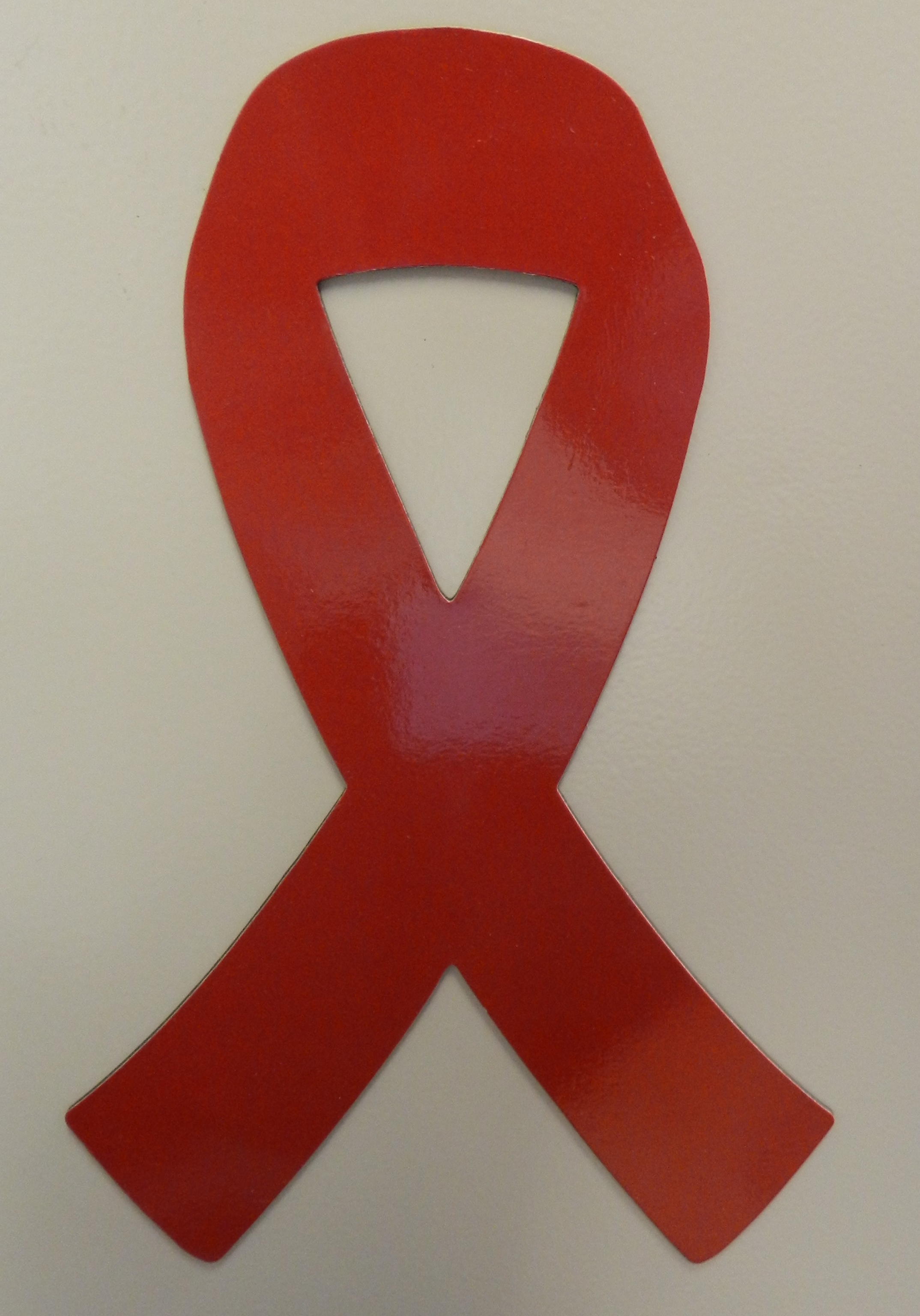 Red Ribbon Heart Disease Stroke Madd Awareness Refrigerator Car Magnet