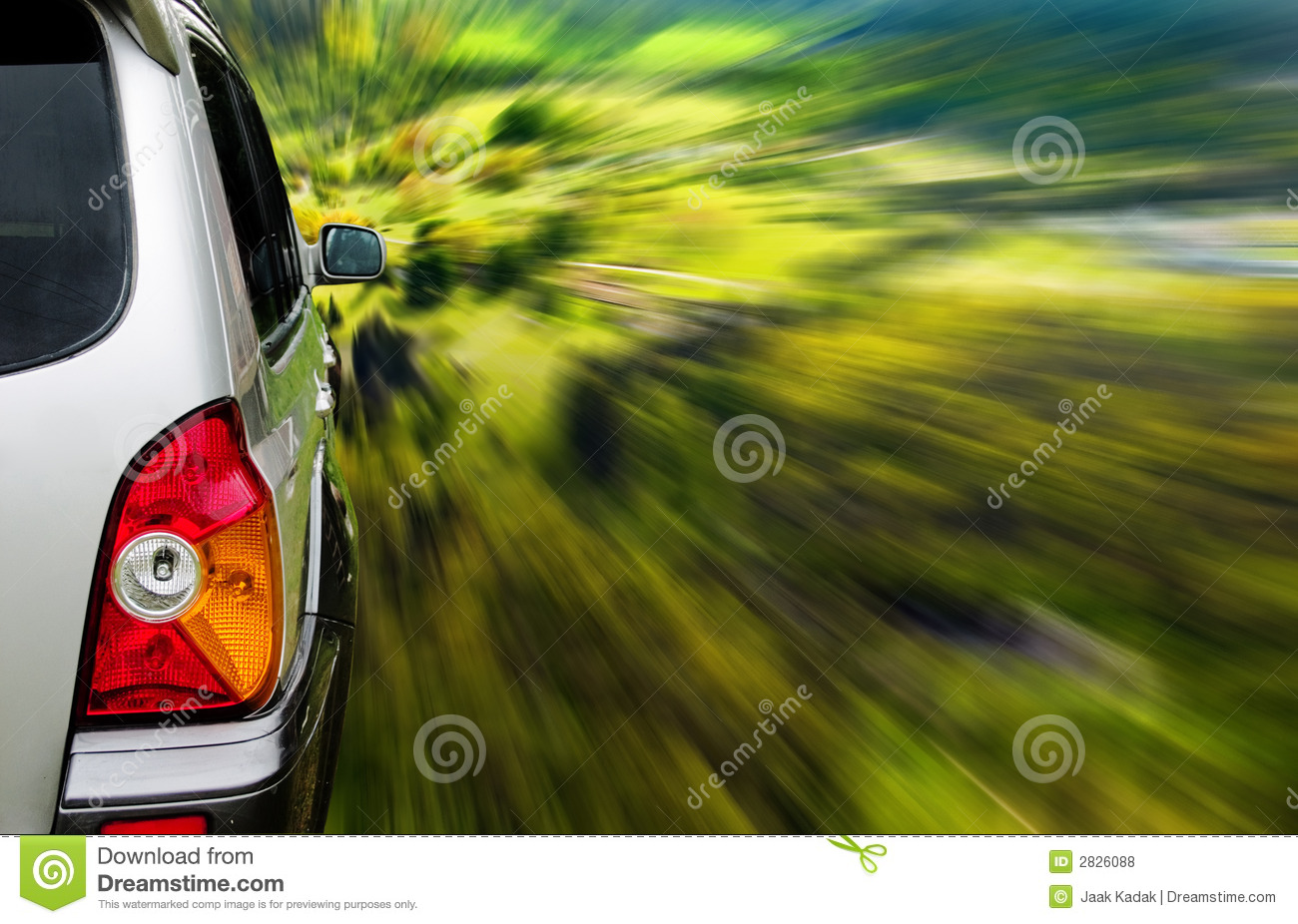 Suv Car In Forest Royalty Free Stock Photos   Image  2826088
