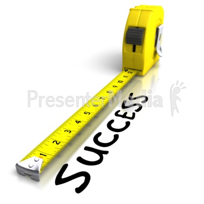 Tape Measuring Success   Signs And Symbols   Great Clipart For