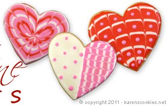 These Beautiful Decorated Heart Cookies Or I Might Try Doodling On The    