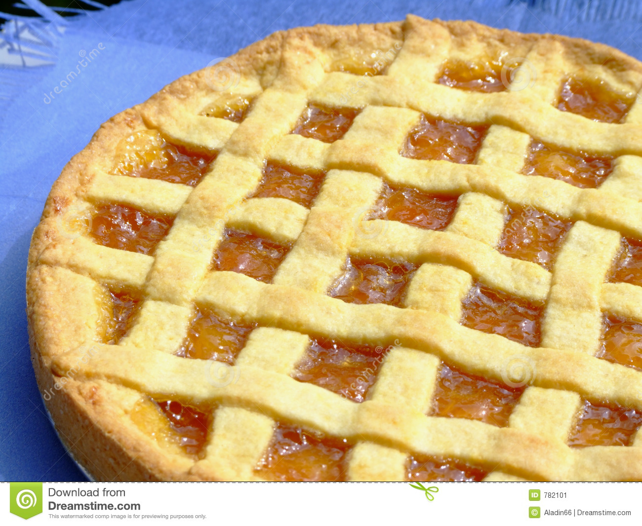 Apricot Marmalade Tart Stock Image   Image  782101