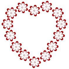 Border Clipart Heart Shaped Flowers 1 More Border Clipart Hearts Love    