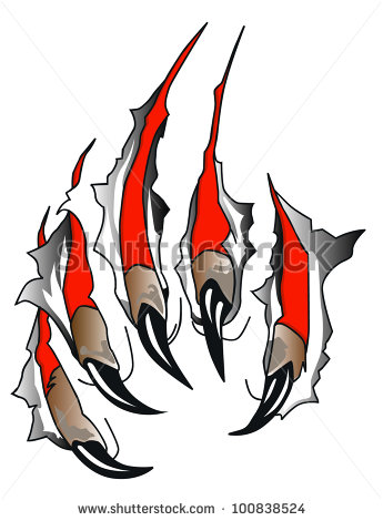 Claws Scratches Vector   Stock Vector