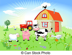 Farm Childhood Illustrations And Clipart