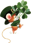 Irish Mouse With Shamrocks Saint Patrick S Day Free Irish Clipart Off