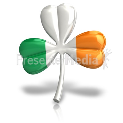 Irish Three Leaf Clover   Signs And Symbols   Great Clipart For    