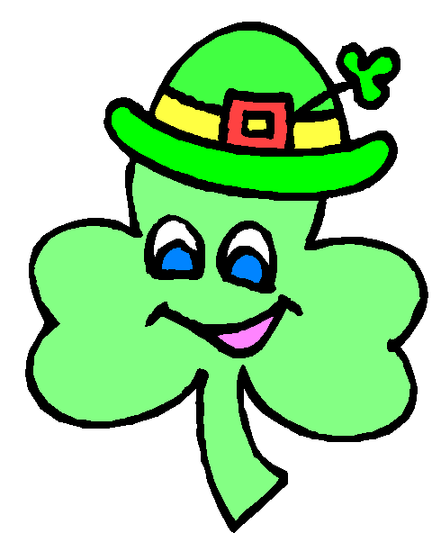 Leaf Clover Shamrock Funny Saint Patrick S Day Clipart Free Irish