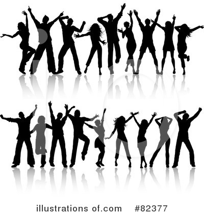 Royalty Free  Rf  Dancing Clipart Illustration By Kj Pargeter   Stock