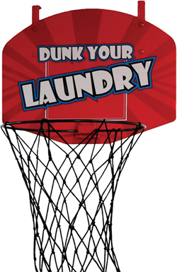 Slam Dunk All Of Your Dirty Laundry With This Basketball Hoop And