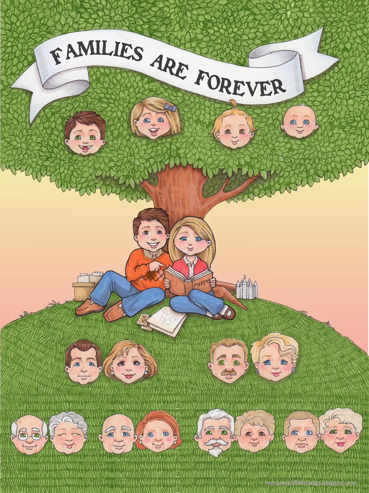 Susan Fitch Design  Forever Family Tree
