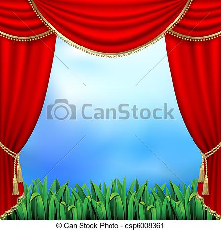 Theatre Opens The Door To The World Csp6008361   Search Clipart