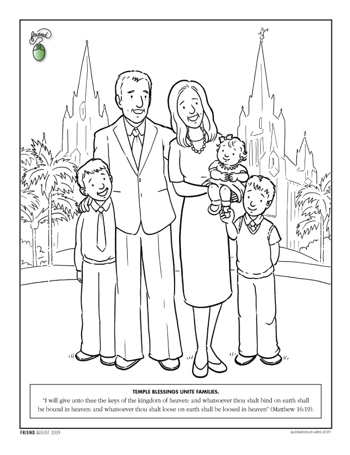 They Best Suit Your Family 1 Forever Family Coloring Page