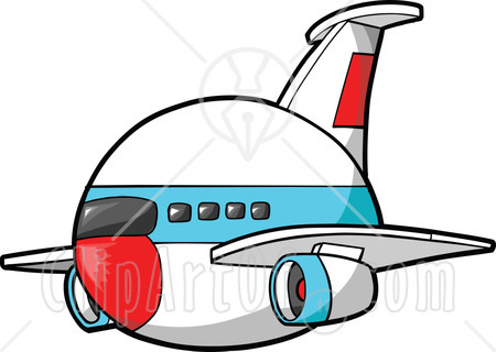 13815 Jumbo Jet Airplane Clipart Illustration Airplane Clipart
