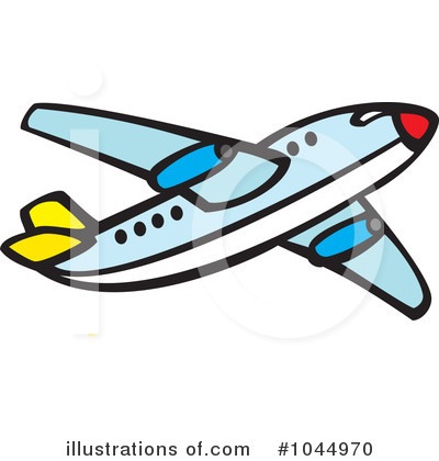 Airplane Clipart  1044970 By Xunantunich   Royalty Free  Rf  Stock    