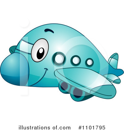 Airplane Clipart  1101795 By Bnp Design Studio   Royalty Free  Rf    