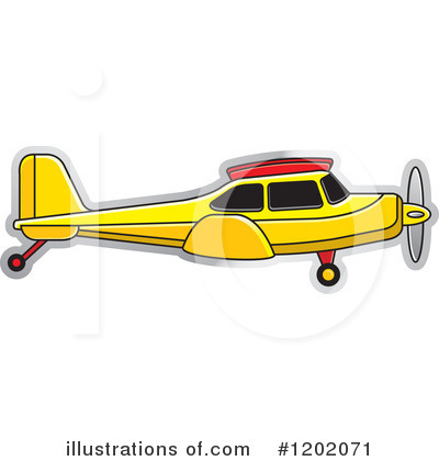 Airplane Clipart  1202071 By Lal Perera   Royalty Free  Rf  Stock