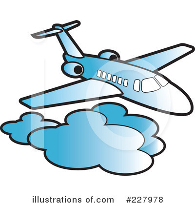 Airplane Clipart  227978 By Lal Perera   Royalty Free  Rf  Stock