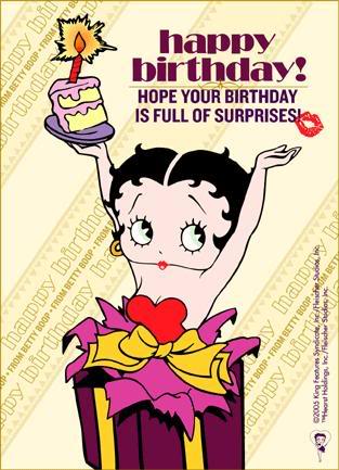 Betty Boop Birthday Ecards Images Pictures