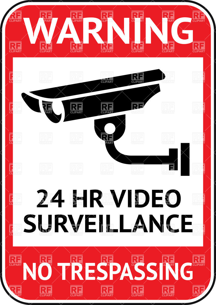 Camera Surveillance Sign 17819 Signs Symbols Maps Download