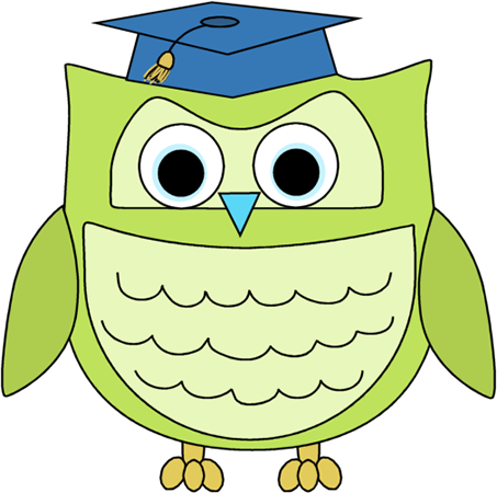 Graduation Owl Clip Art Image