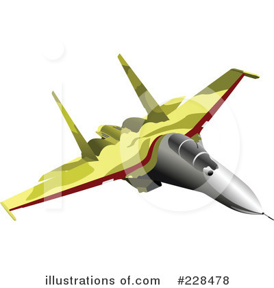 Jet Clipart  228478 By Leonid   Royalty Free  Rf  Stock Illustrations