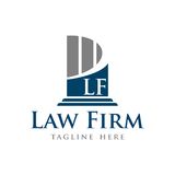 Law Firm Vector Template Royalty Free Stock Photos