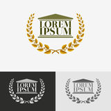 Lawyer Logo Design Template  Stock Photo
