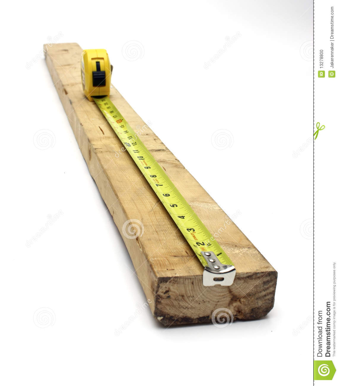 Measuring Tape Measuring Out Wood 