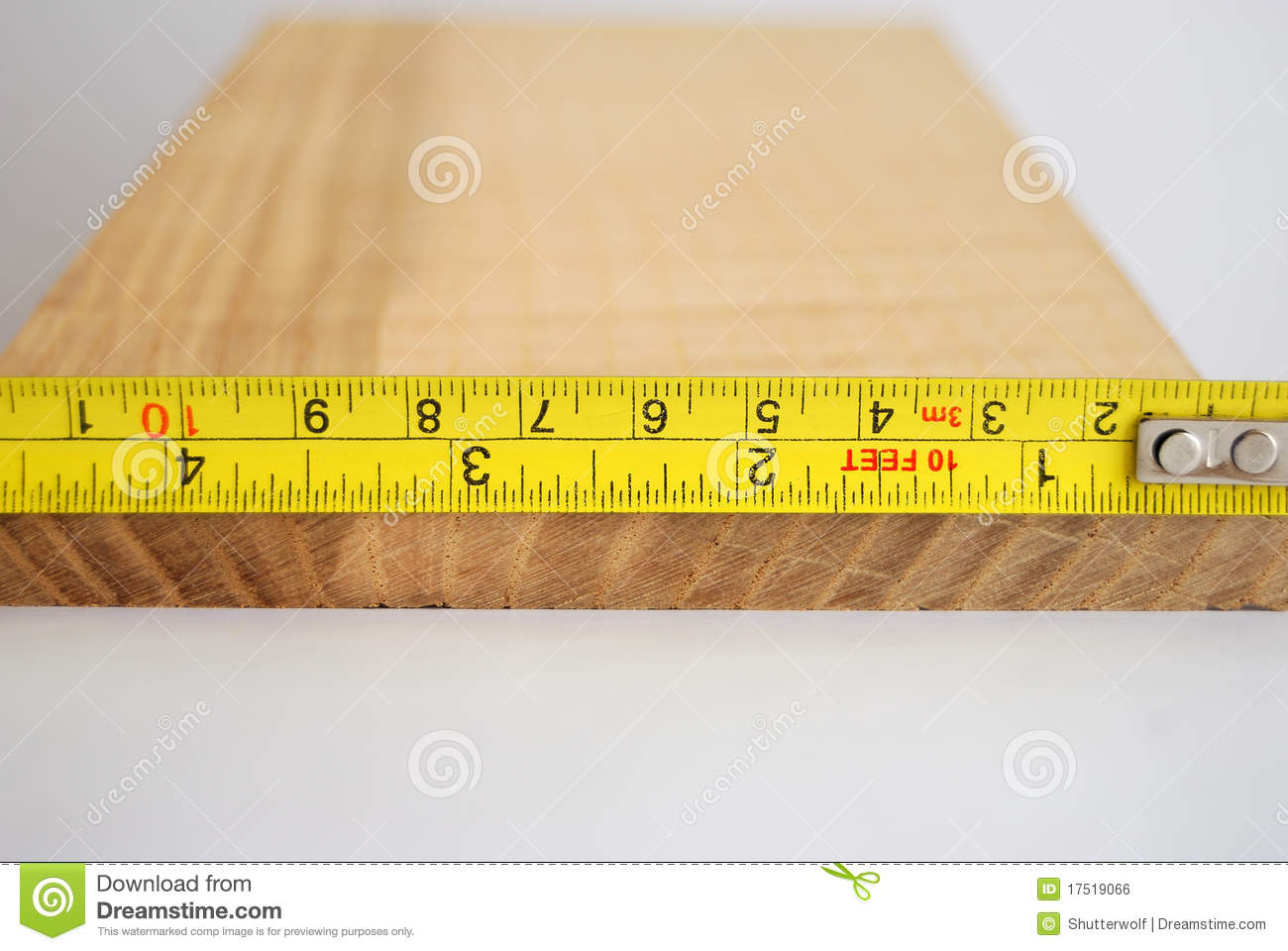 Measuring Wood Royalty Free Stock Image   Image  17519066