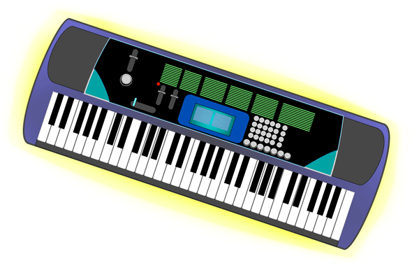 Music Keyboard Clipart A Digital Music Keyboard