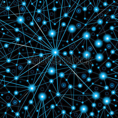     Network Work The Nerve Cells Of The Human Stock Vector   Clipart Me