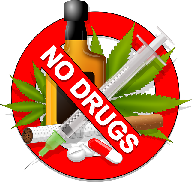 No Drugs Sign Healthy Forbidden Drugs Cannabis