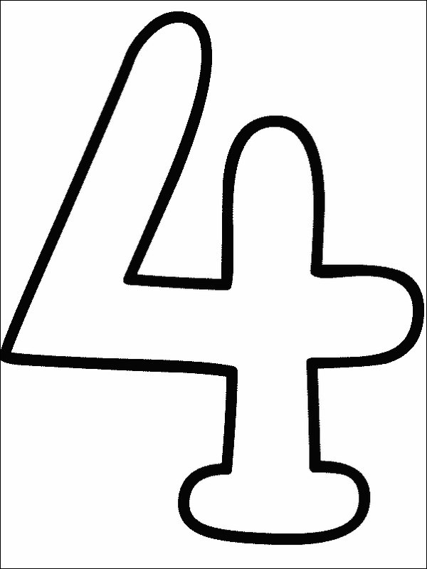 Numbers Coloring Pages   Print Numbers Pictures To Color At