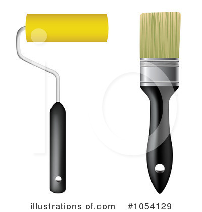 Paintbrush Clipart  1054129   Illustration By Vectorace